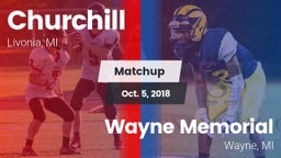 Matchup: Churchill High vs. Wayne Memorial  2018