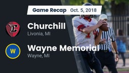 Recap: Churchill  vs. Wayne Memorial  2018
