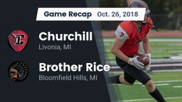 Recap: Churchill  vs. Brother Rice  2018