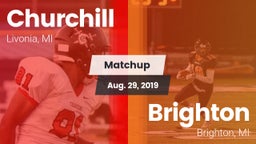 Matchup: Churchill High vs. Brighton  2019