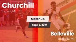 Matchup: Churchill High vs. Belleville  2019