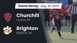 Recap: Churchill  vs. Brighton  2019