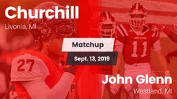 Matchup: Churchill High vs. John Glenn  2019