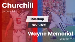 Matchup: Churchill High vs. Wayne Memorial  2019