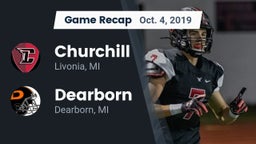 Recap: Churchill  vs. Dearborn  2019