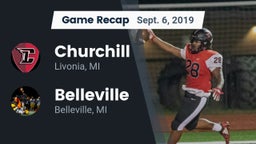 Recap: Churchill  vs. Belleville  2019