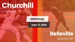 Matchup: Churchill High vs. Belleville  2020