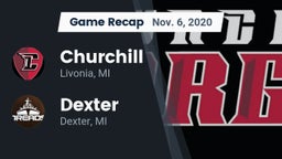 Recap: Churchill  vs. Dexter  2020