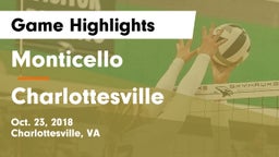 Monticello  vs Charlottesville Game Highlights - Oct. 23, 2018