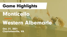 Monticello  vs Western Albemarle  Game Highlights - Oct. 21, 2021