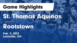 St. Thomas Aquinas  vs Rootstown  Game Highlights - Feb. 3, 2023
