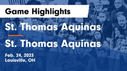 St. Thomas Aquinas  vs St. Thomas Aquinas  Game Highlights - Feb. 24, 2023