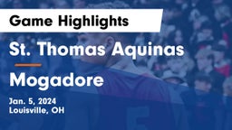 St. Thomas Aquinas  vs Mogadore  Game Highlights - Jan. 5, 2024