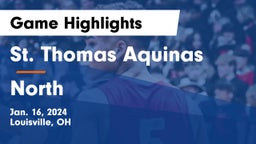 St. Thomas Aquinas  vs North  Game Highlights - Jan. 16, 2024