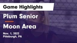 Plum Senior  vs Moon Area  Game Highlights - Nov. 1, 2022