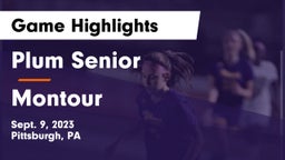Plum Senior  vs Montour  Game Highlights - Sept. 9, 2023