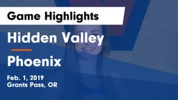 Hidden Valley  vs Phoenix  Game Highlights - Feb. 1, 2019