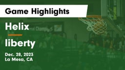 Helix  vs liberty Game Highlights - Dec. 28, 2023