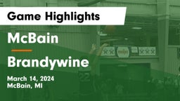 McBain  vs Brandywine  Game Highlights - March 14, 2024