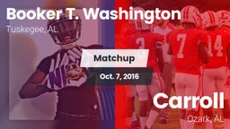 Matchup: Booker T. Washington vs. Carroll   2016