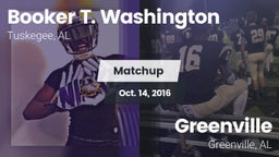 Matchup: Booker T. Washington vs. Greenville  2016