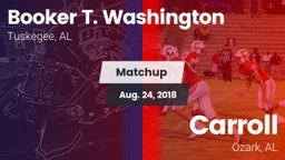 Matchup: Booker T. Washington vs. Carroll   2018