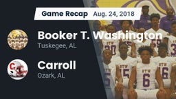 Recap: Booker T. Washington  vs. Carroll   2018