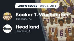 Recap: Booker T. Washington  vs. Headland  2018