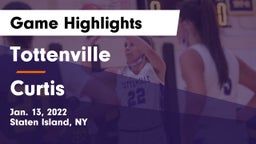 Tottenville  vs Curtis  Game Highlights - Jan. 13, 2022