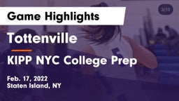 Tottenville  vs KIPP NYC College Prep Game Highlights - Feb. 17, 2022