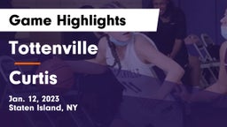 Tottenville  vs Curtis  Game Highlights - Jan. 12, 2023