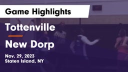 Tottenville  vs New Dorp  Game Highlights - Nov. 29, 2023