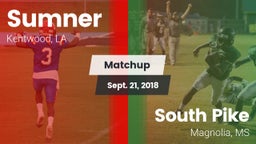 Matchup: Sumner  vs. South Pike  2018