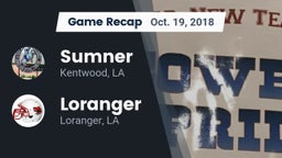 Recap: Sumner  vs. Loranger  2018