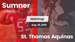 Matchup: Sumner  vs. St. Thomas Aquinas 2019