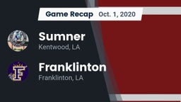 Recap: Sumner  vs. Franklinton  2020