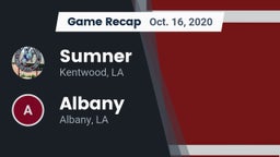 Recap: Sumner  vs. Albany  2020