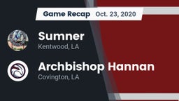 Recap: Sumner  vs. Archbishop Hannan  2020