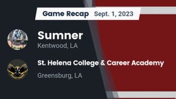 Recap: Sumner  vs. St. Helena College & Career Academy 2023