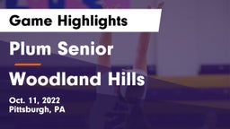 Plum Senior  vs Woodland Hills  Game Highlights - Oct. 11, 2022