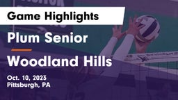 Plum Senior  vs Woodland Hills  Game Highlights - Oct. 10, 2023
