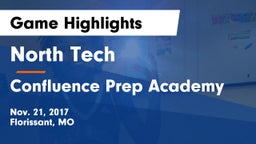 North Tech  vs Confluence Prep Academy Game Highlights - Nov. 21, 2017