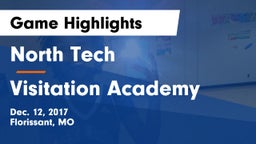 North Tech  vs Visitation Academy  Game Highlights - Dec. 12, 2017