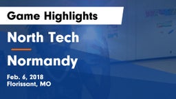 North Tech  vs Normandy Game Highlights - Feb. 6, 2018