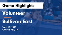 Volunteer  vs Sullivan East  Game Highlights - Jan. 17, 2023