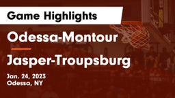 Odessa-Montour  vs Jasper-Troupsburg Game Highlights - Jan. 24, 2023