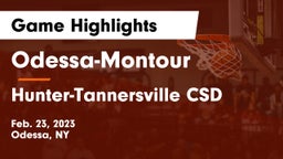 Odessa-Montour  vs Hunter-Tannersville CSD Game Highlights - Feb. 23, 2023