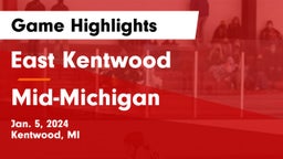 East Kentwood  vs Mid-Michigan Game Highlights - Jan. 5, 2024
