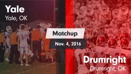 Matchup: Yale  vs. Drumright  2016