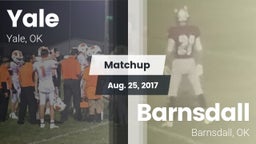 Matchup: Yale  vs. Barnsdall  2017